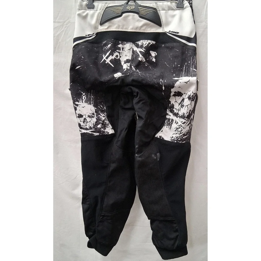 Fox Racing Pants Black and White Logo‎ Fox Racing Size 28 Unisex Adult